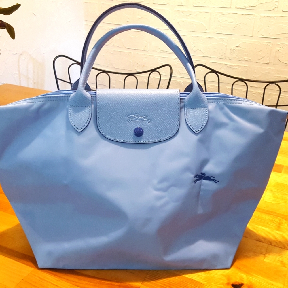 Longchamp baby blue bag